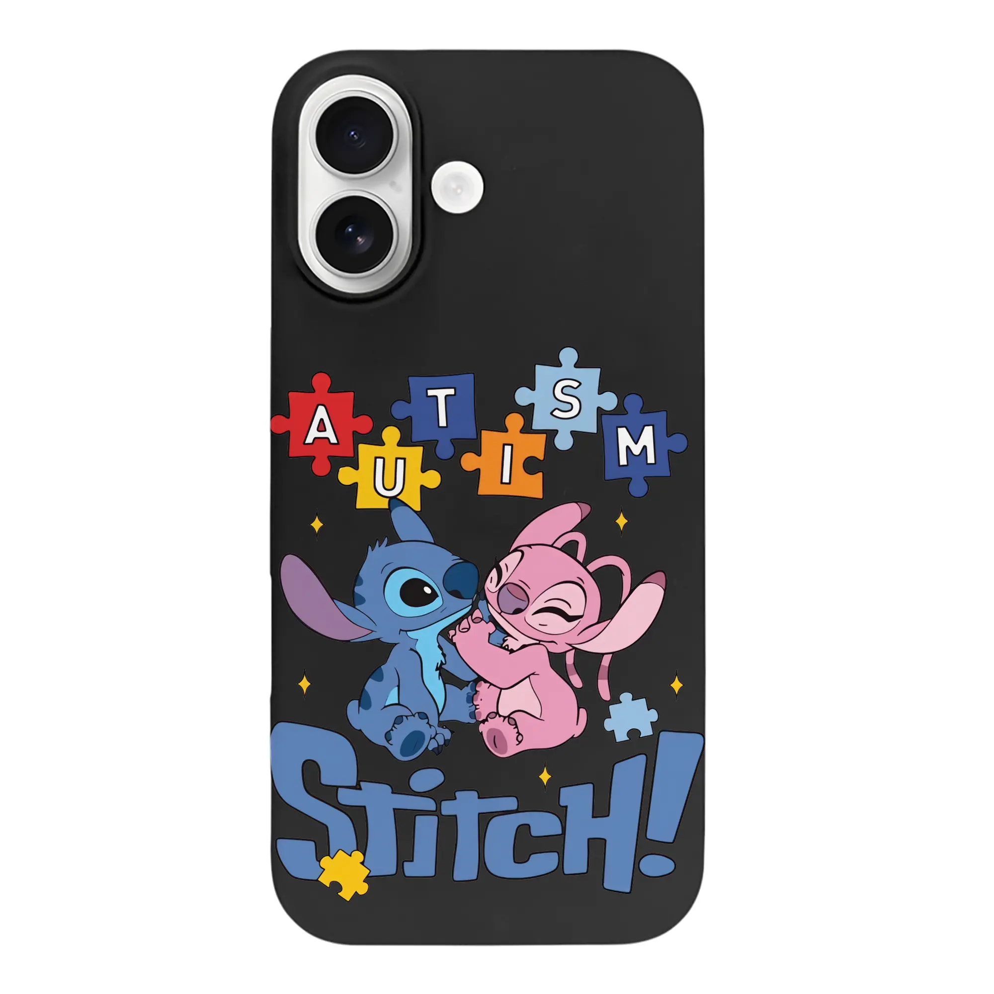 リロ＆スティッチ グッズ エンジェル - iPhone 17 シリーズ シリコンケース 薄型 耐衝撃 指紋防止 ソフトタッチカバー 精密フィット 傷防止 保護ケース iPhone 17/17 Air/17 Pro/17 Pro Max 対応